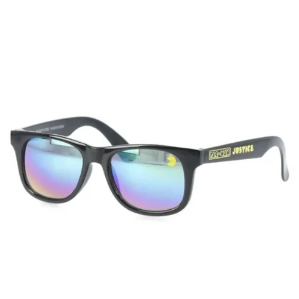 Justice Pac Man Black Sunglasses with Reflective Lenses